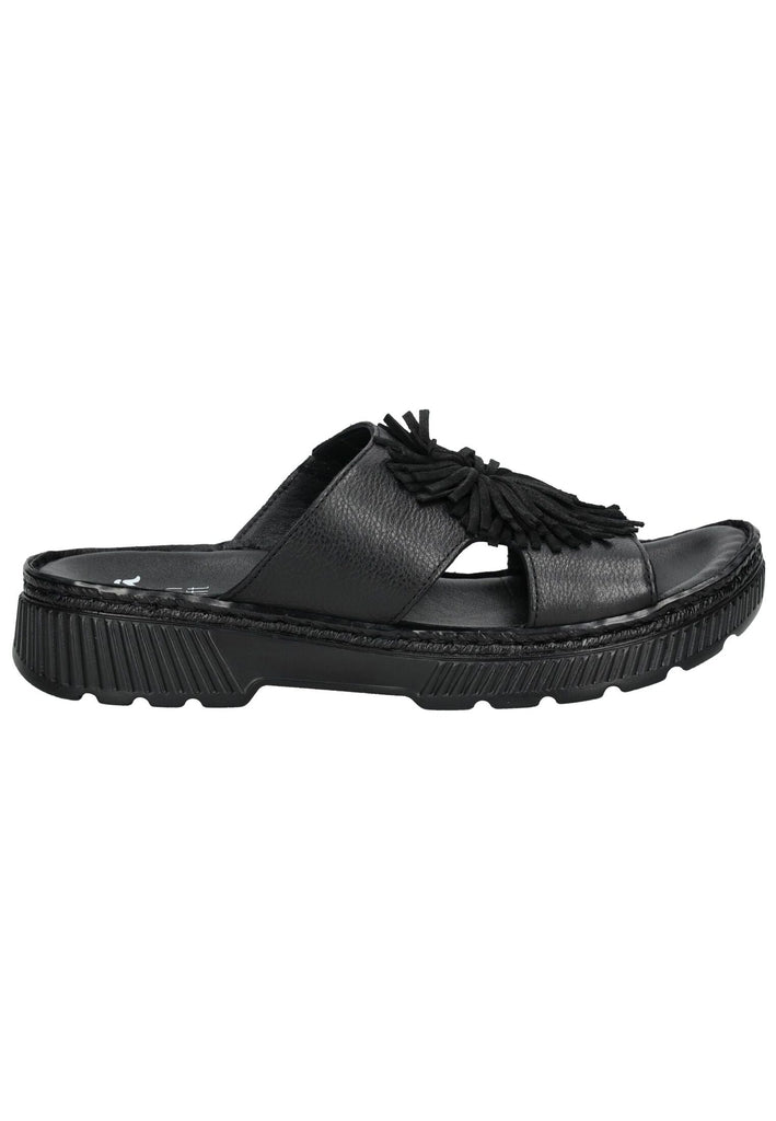 ara Pantoletten Leder Schwarz