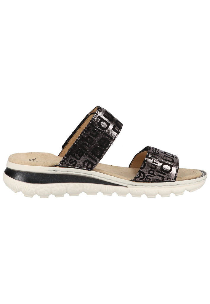 ara Pantoletten Leder Schwarz