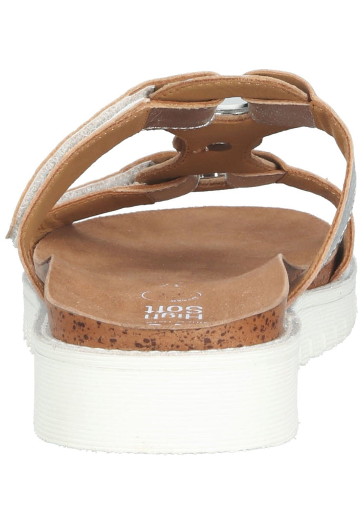 ara Pantoletten Leder Silber