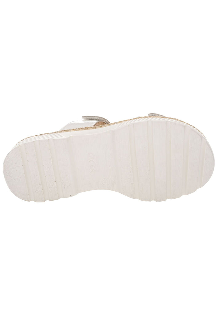 ara Pantoletten Leder Weiß