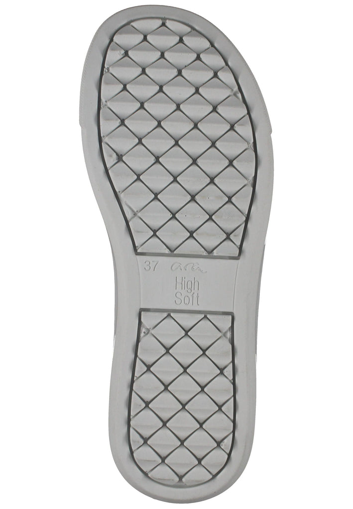 ara Pantoletten Leder Weiß