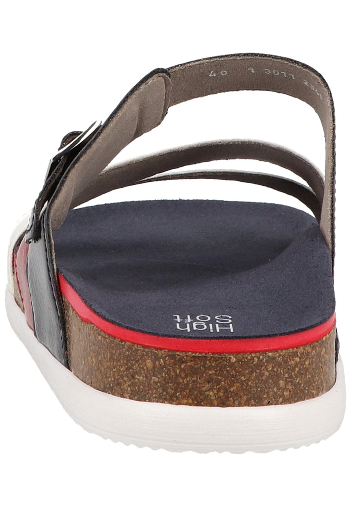 ara Pantoletten Leder Weiß Lack