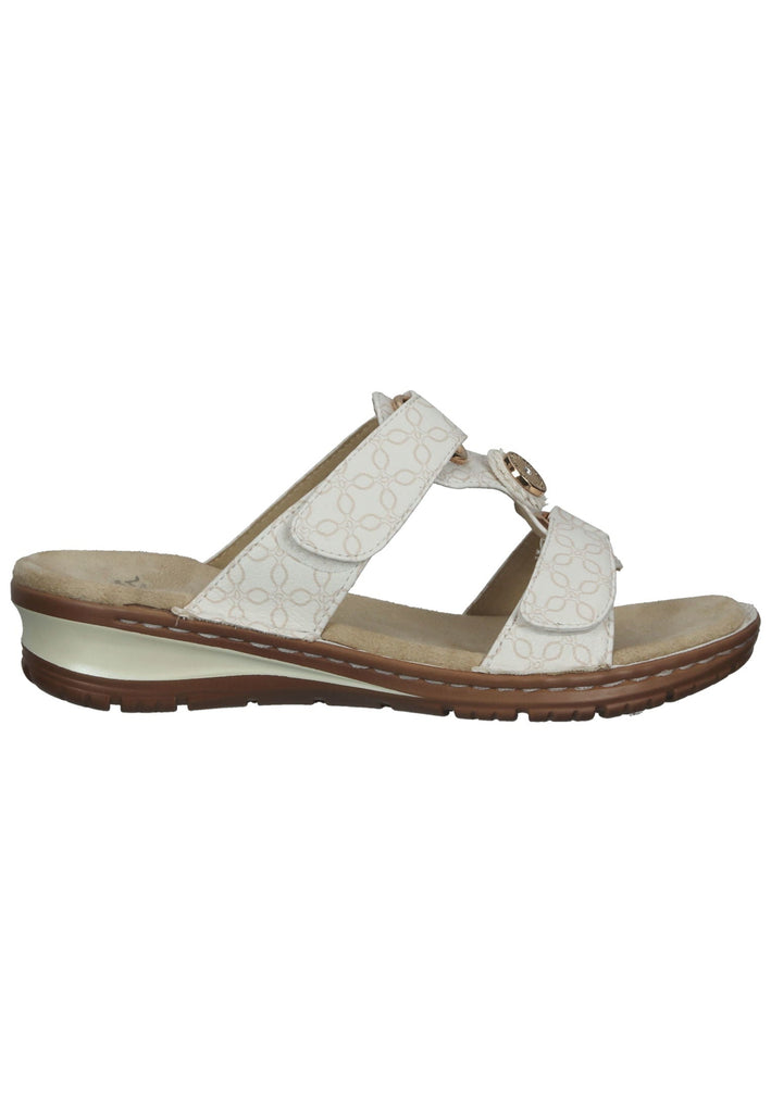 ara Pantoletten Lederimitat Sand