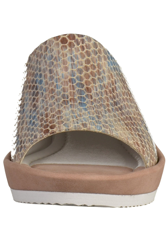 ara Pantoletten Lederimitat Taupe