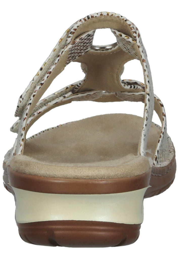 ara Pantoletten Lederimitat Weiß