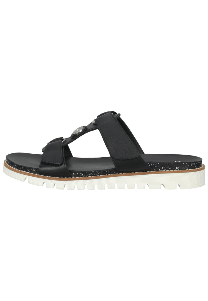 ara Pantoletten Nappaleder Schwarz