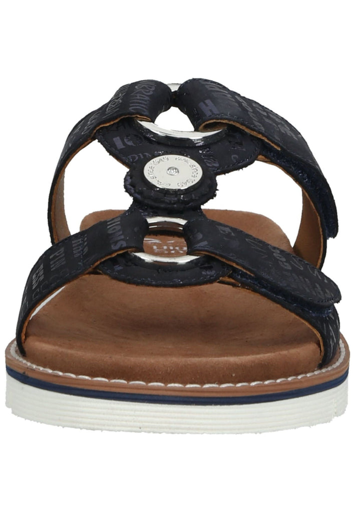 ara Pantoletten Veloursleder Blau