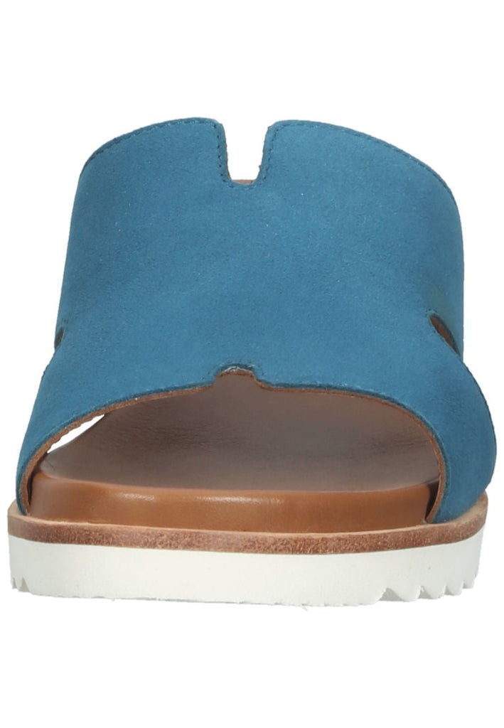 ara Pantoletten Veloursleder Blau