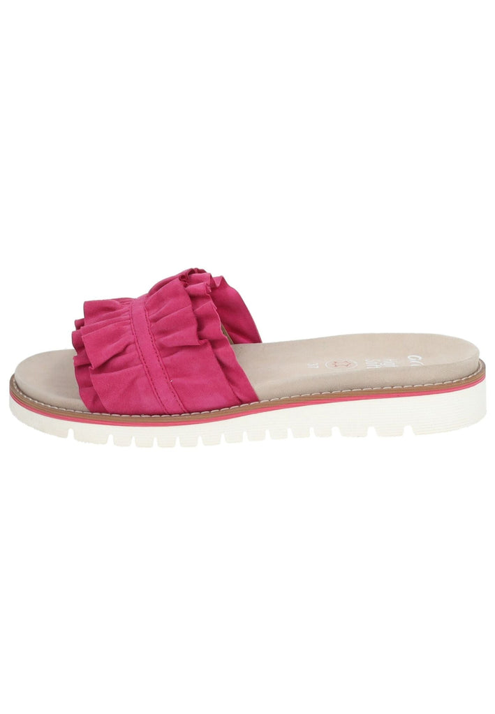 ara Pantoletten Veloursleder Fuchsia