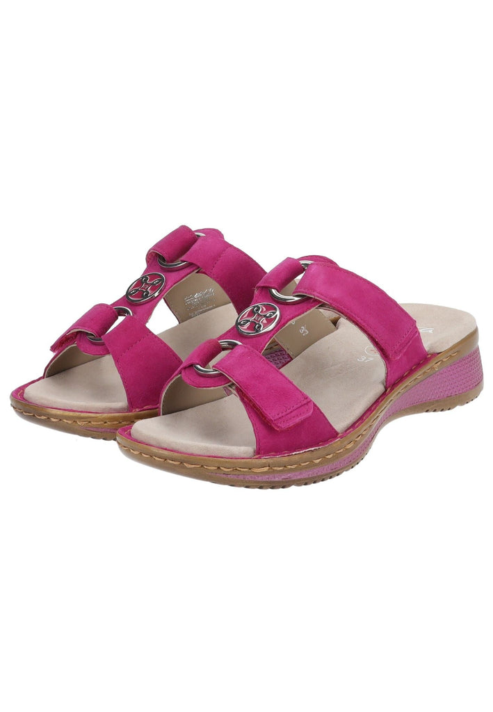 ara Pantoletten Veloursleder Pink