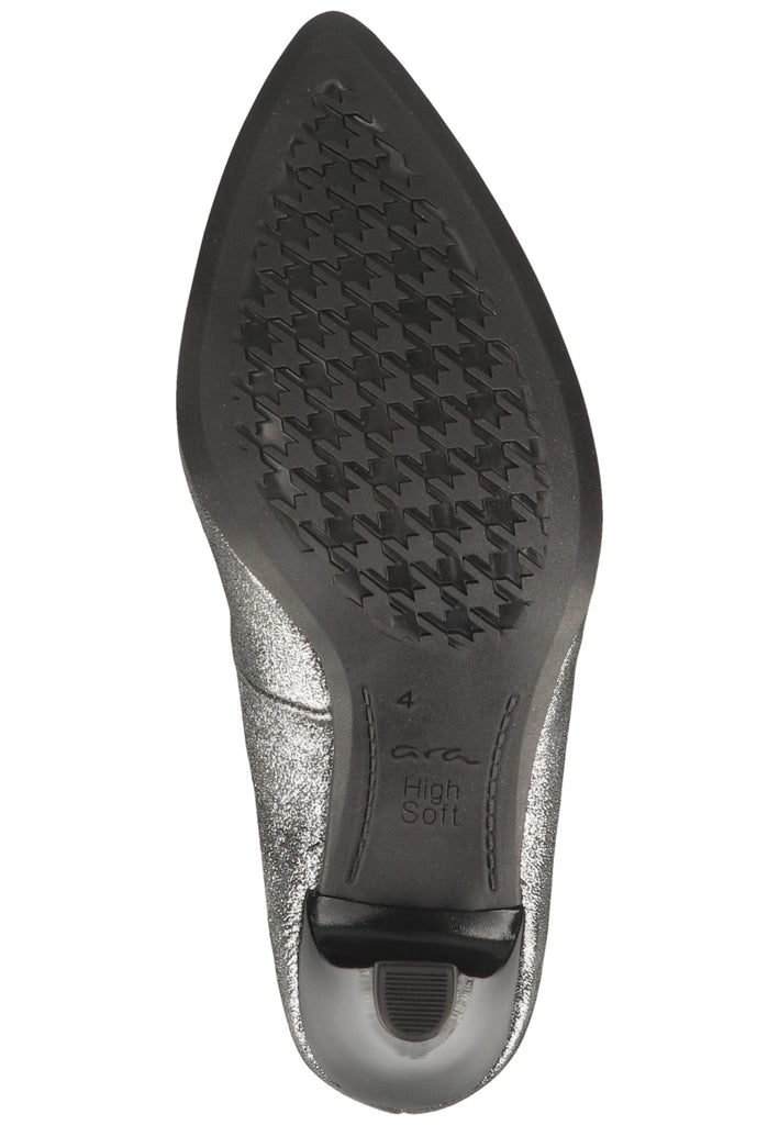 ara Pumps Glattleder Silber