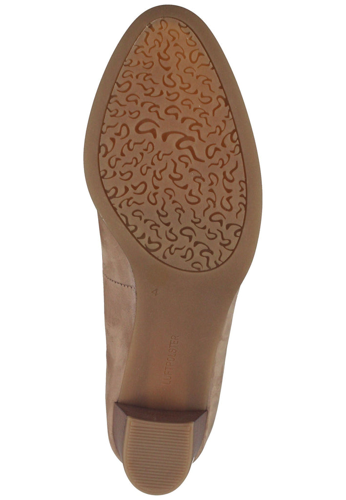 ara Pumps Veloursleder Camel