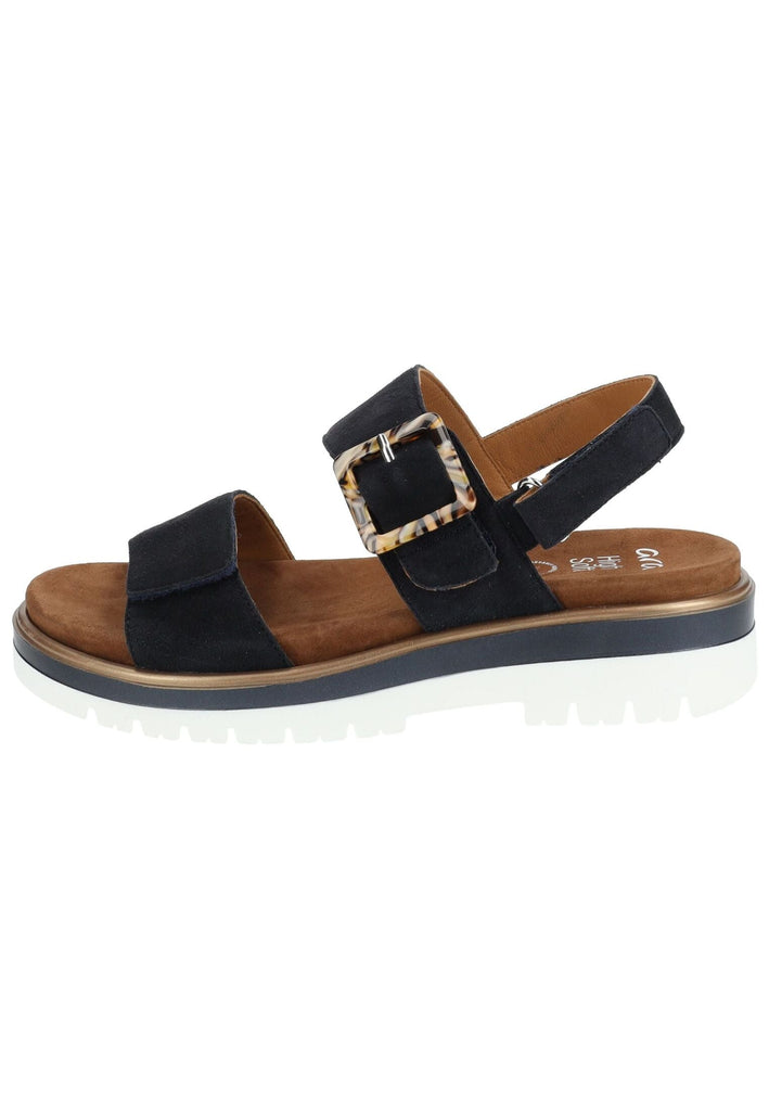 Sandalen ara Sandalen Veloursleder Dunkelblau