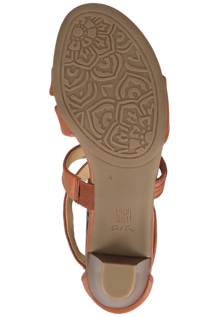 ara Sandalen Glattleder Cognac