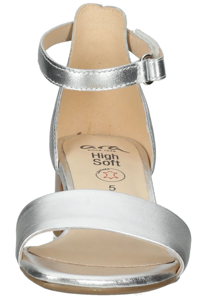 ara Sandalen Glattleder Silber