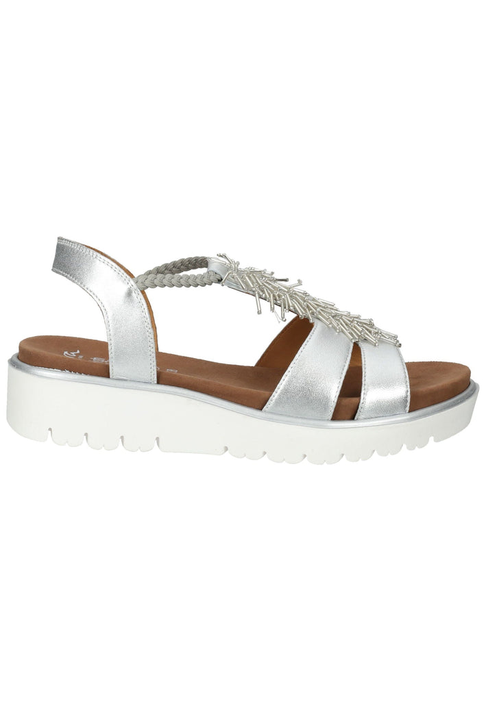 ara Sandalen Glattleder Silber