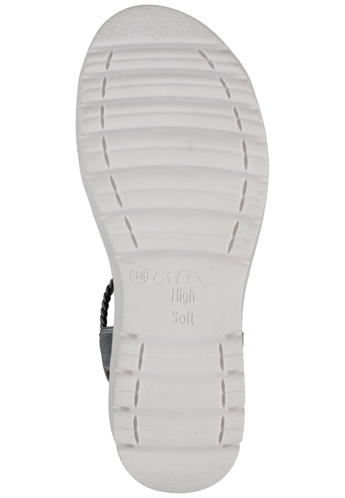 ara Sandalen Glattleder Silber