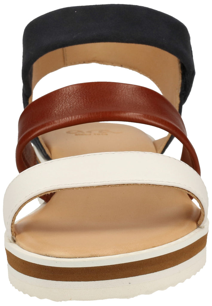 ara Sandalen Glattleder Weiß/Braun