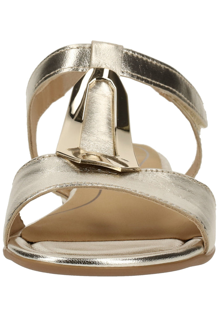 ara Sandalen Glattleder Weiß/Gold