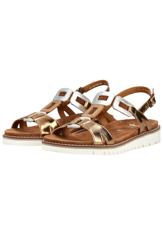ara Sandalen Glattleder Whisky