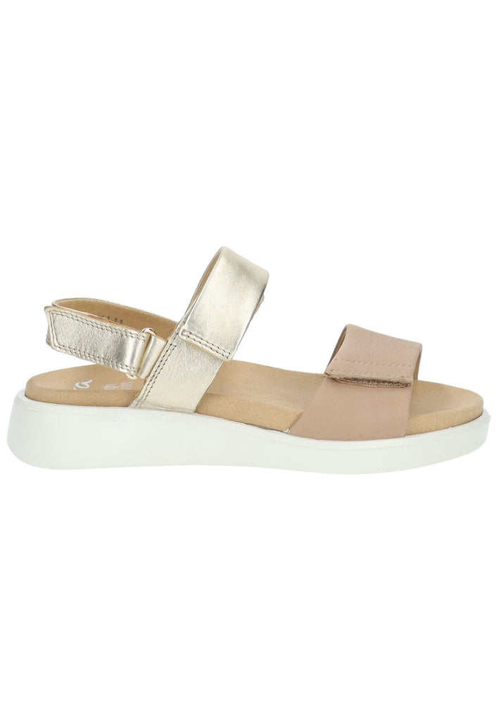 ara Sandalen Leder Beige/Gold