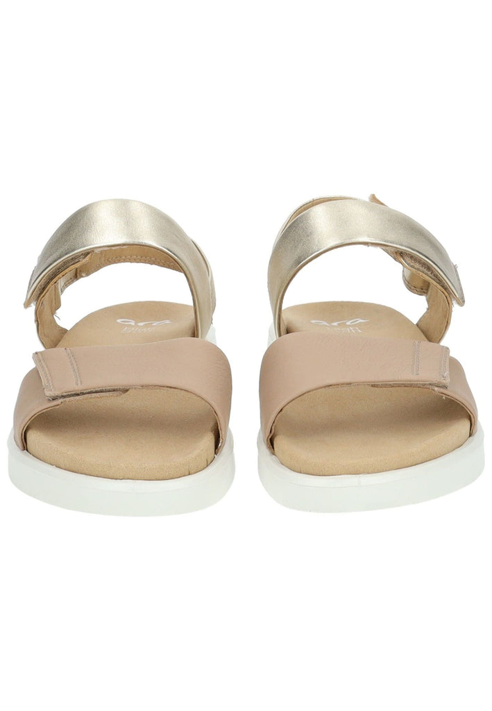 ara Sandalen Leder Beige/Gold