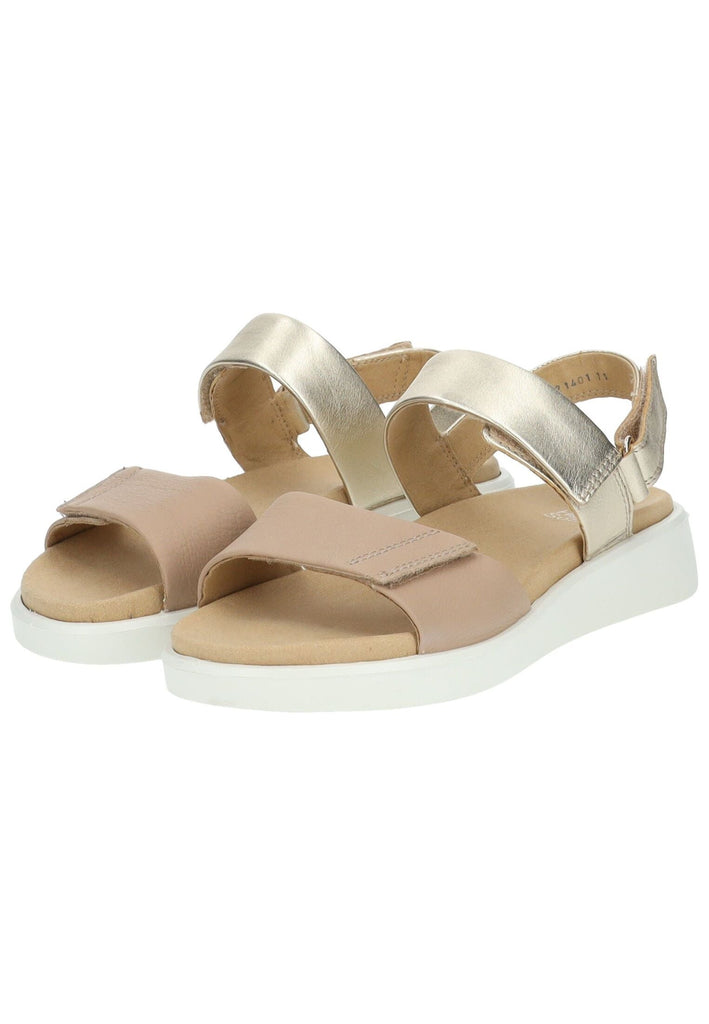ara Sandalen Leder Beige/Gold