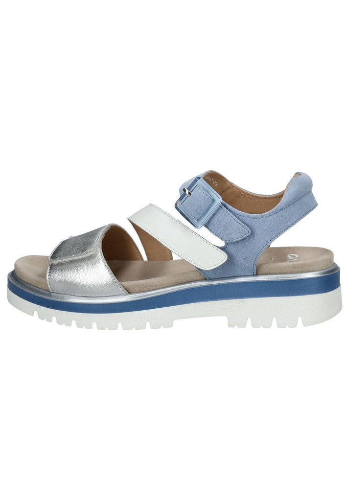 ara Sandalen Leder Blau