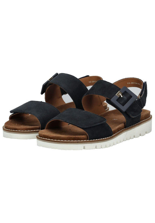 ara Sandalen Leder Blau