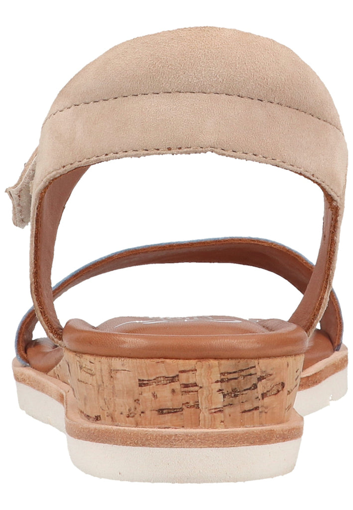 ara Sandalen Leder Blau/Beige