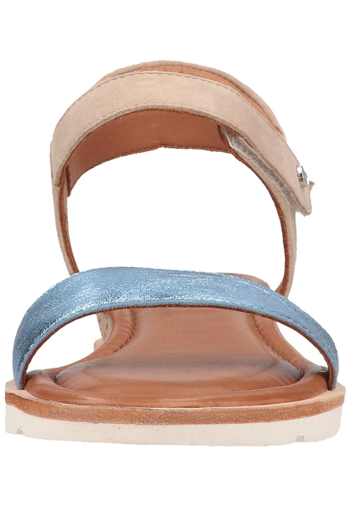 ara Sandalen Leder Blau/Beige