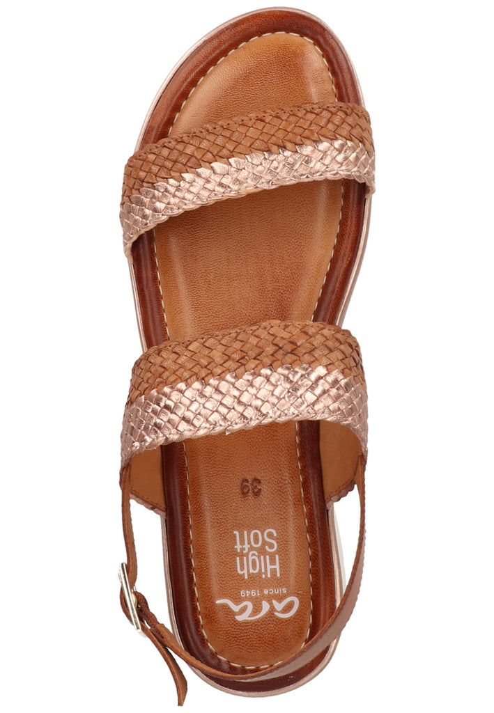 ara Sandalen Leder Cognac