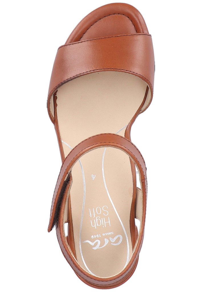ara Sandalen Leder Cognac
