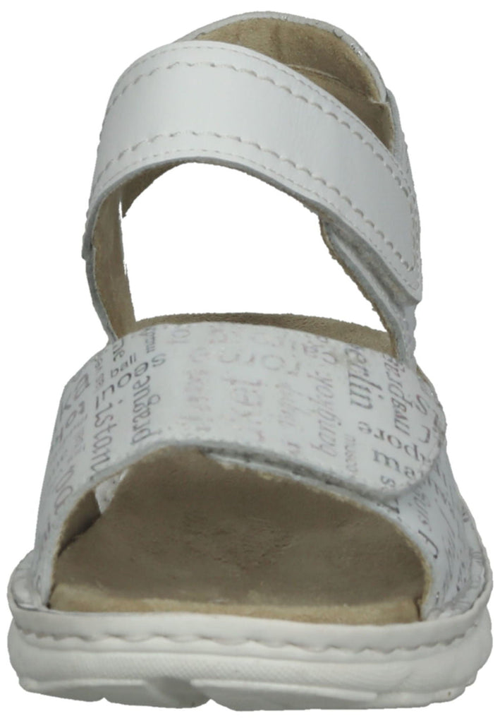 ara Sandalen Leder Grau/Weiß