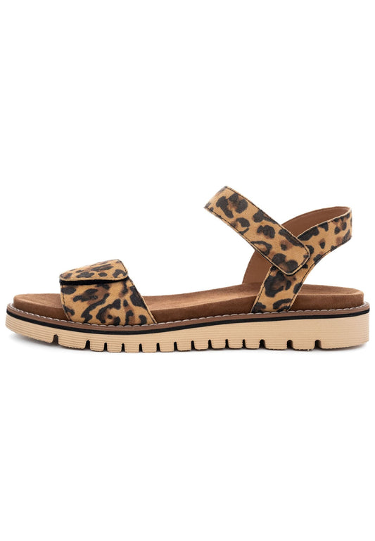 ara Sandalen Leder Leopard