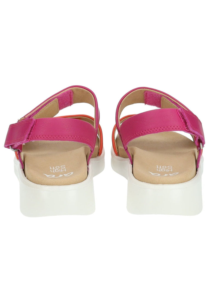 ara Sandalen Leder Orange Multi