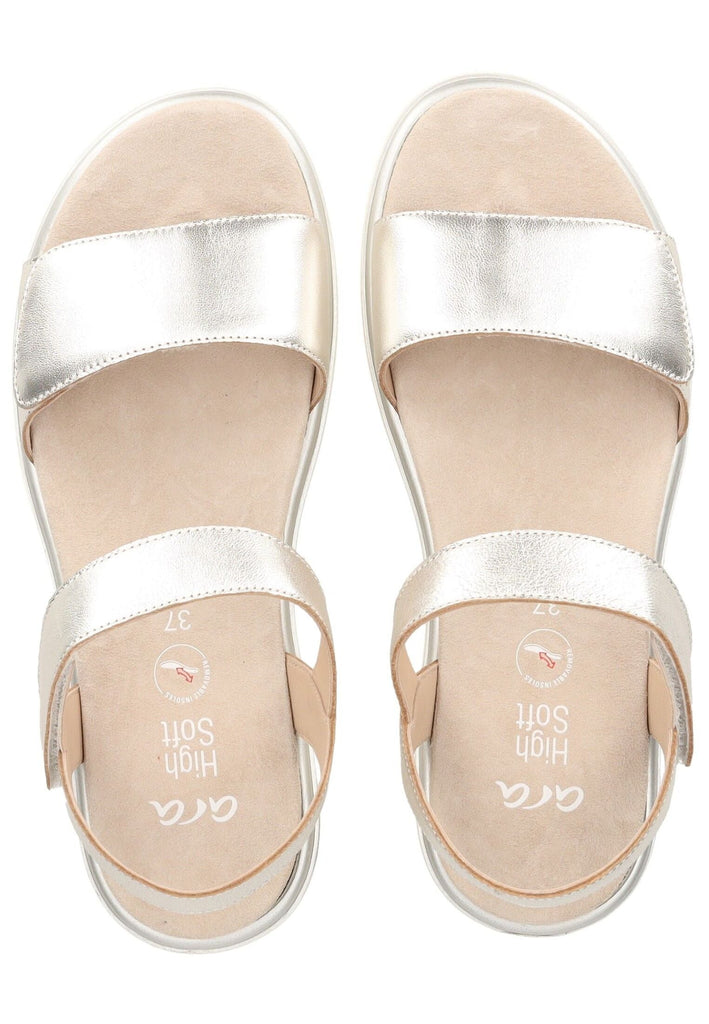 ara Sandalen Leder Platin