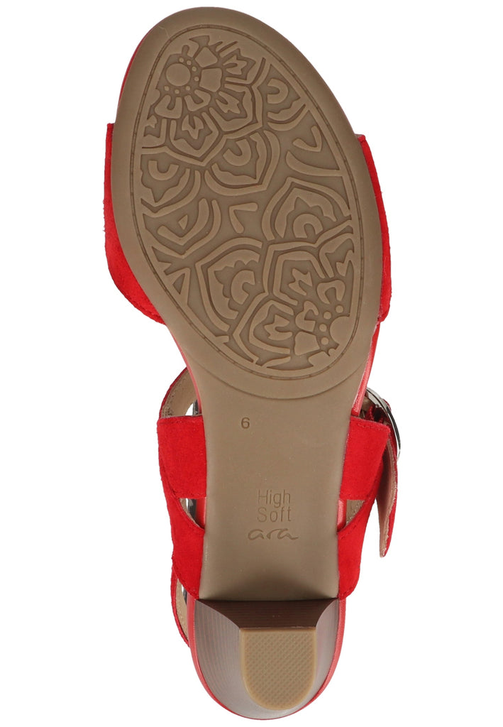 ara Sandalen Leder Rot