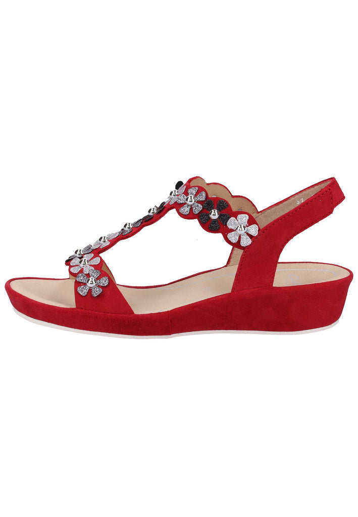 ara Sandalen Leder Rot