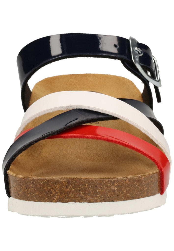 ara Sandalen Leder Rot/Blau