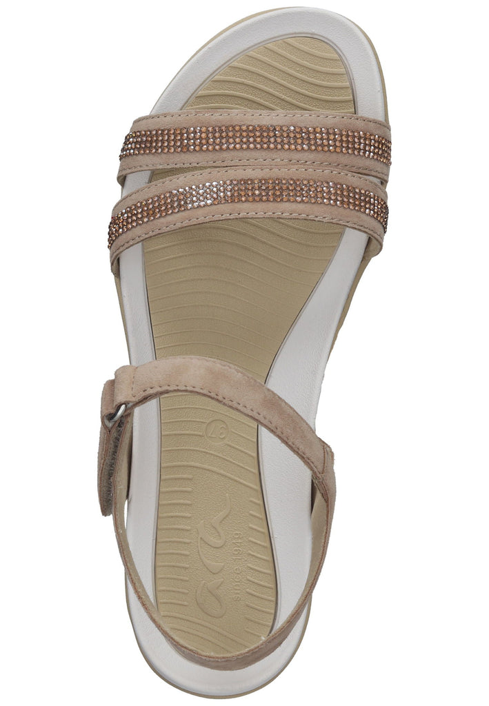 ara Sandalen Leder Sand