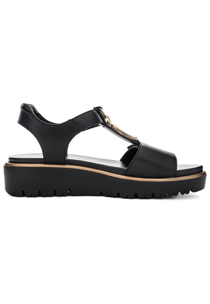 ara Sandalen Leder Schwarz