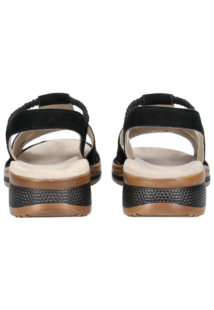 ara Sandalen Leder Schwarz