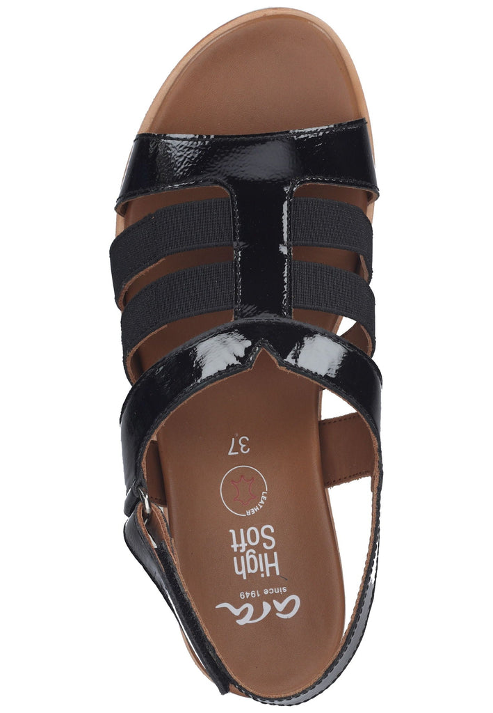 ara Sandalen Leder Schwarz