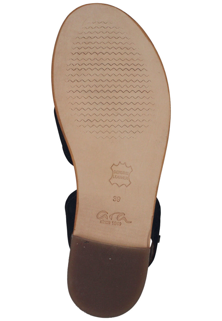 ara Sandalen Leder Schwarz