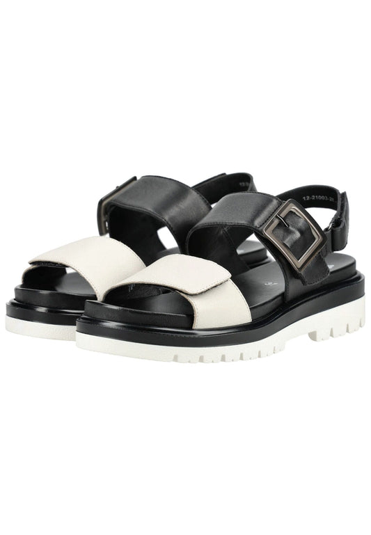 ara Sandalen Leder Schwarz