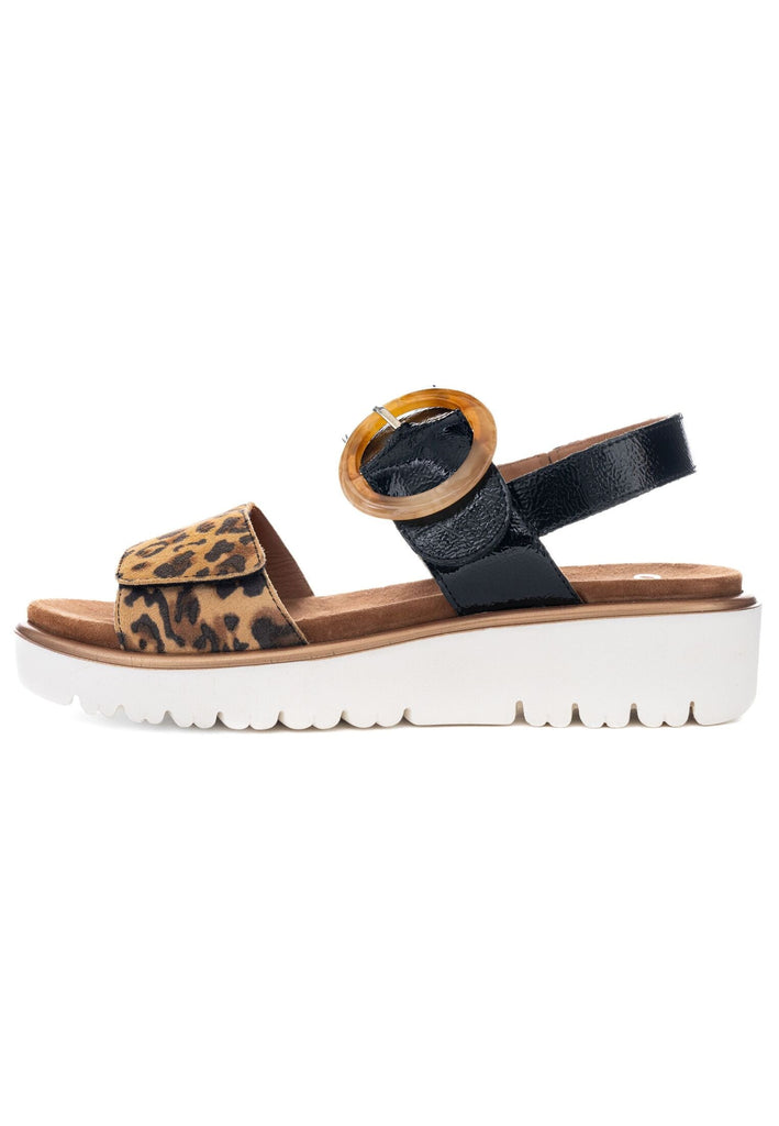 ara Sandalen Leder Schwarz/Braun
