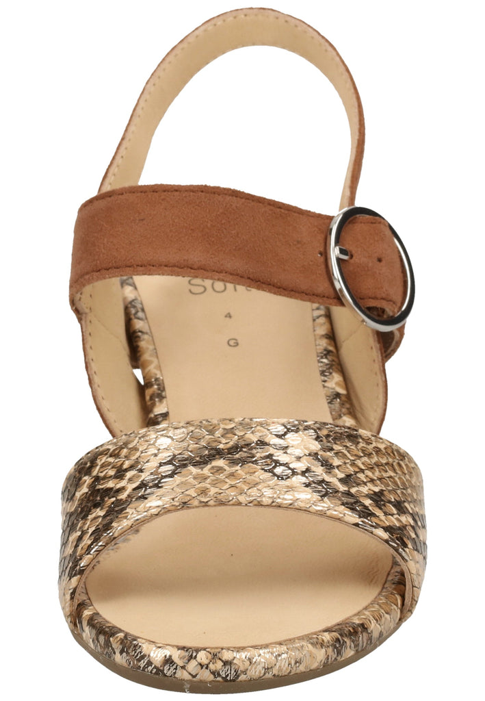 ara Sandalen Leder Taupe