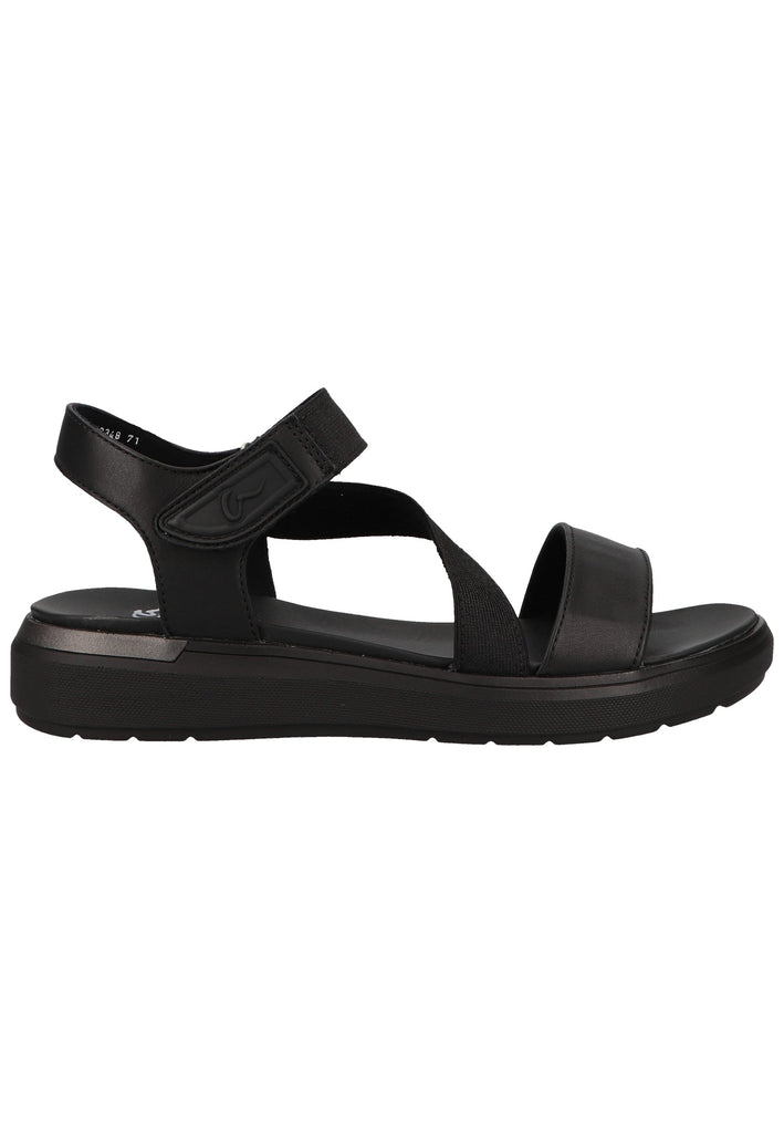 ara Sandalen Leder/Textil Schwarz