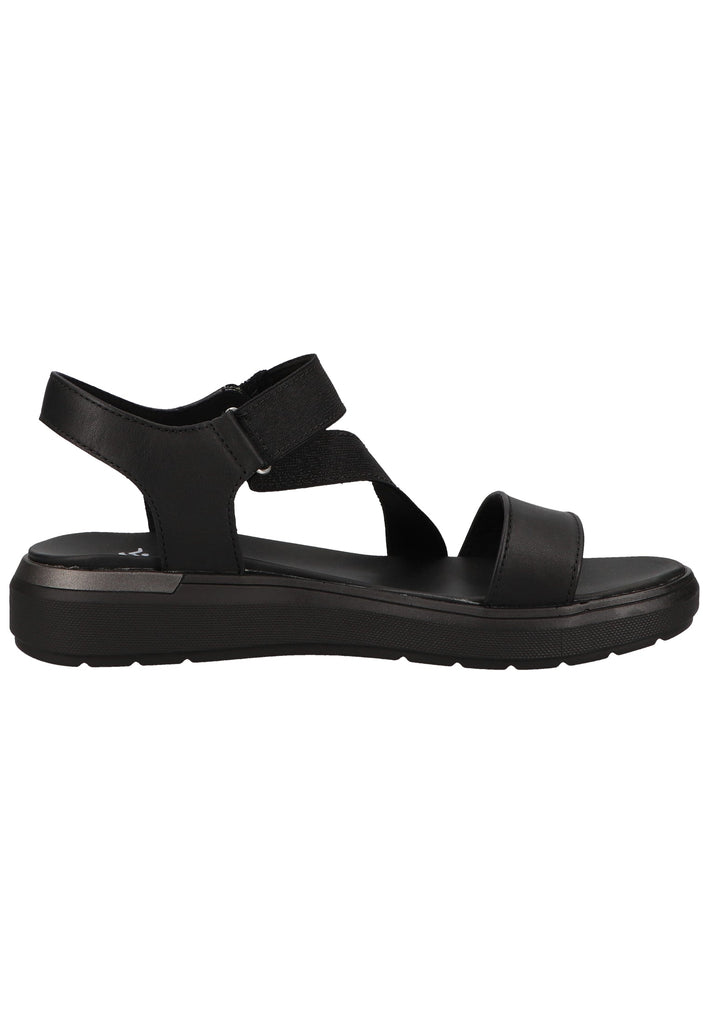 ara Sandalen Leder/Textil Schwarz